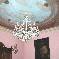 Chambre d'hote Cantal - Le lustre de la salle Rose